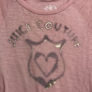 Juicy couture pink long sleeve T-shirt Medium